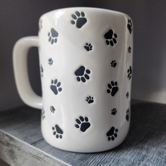 Rae Dunn "CORGI MOM" Paw Print Mug - Picture 2 of 2